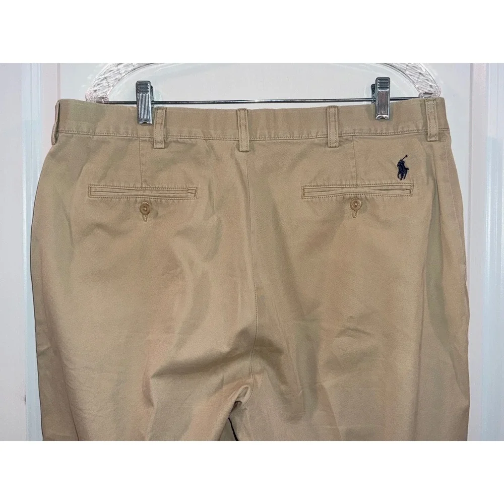 Polo Ralph Lauren Prospect Pant Mens‎ 38x32 Tan Khaki Cotton Chino Straight Leg